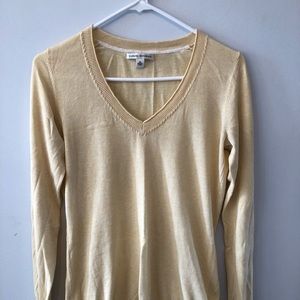 Banana Republic Pale Yellow Cardigan